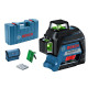 Bosch Нівелір лазерний GLL 3-80 G, до 30м з приймачем 120м, ±0.3мм/м, кейс, 0.82кг (0.601.063.Y00)