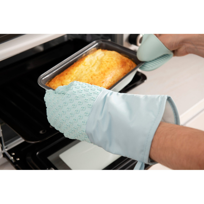 ARDESTO Glove Tasty Baking, 35*19 cm, blue, silicone, cotton (AR2327T)