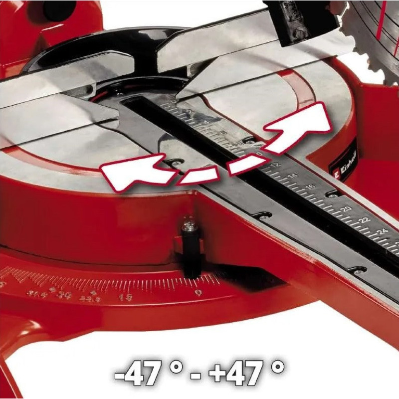 Einhell Пила торцовочная с протяжкой TC-SM 2534/1 Dual, 2100 Вт, диск 250 мм, лазер (4300395)