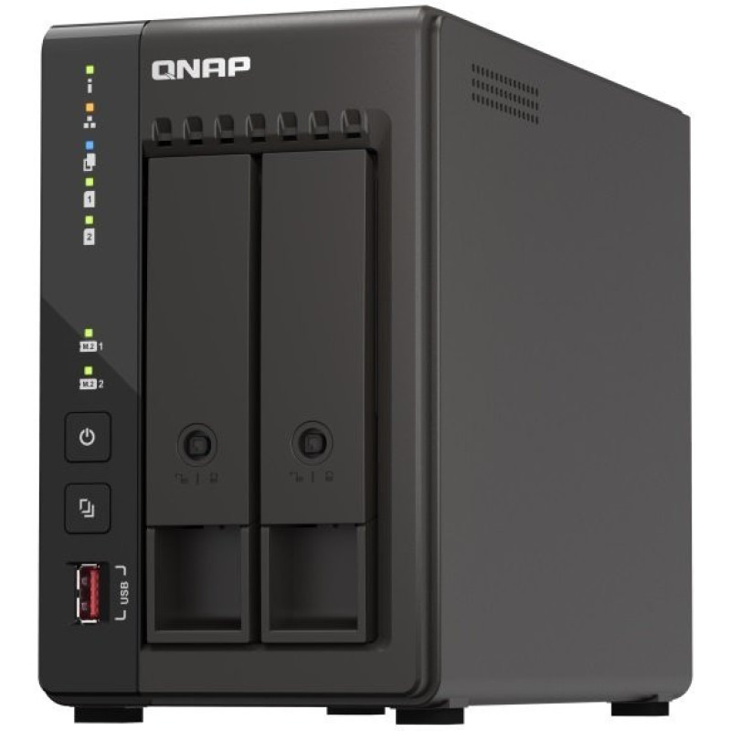 QNAP Мережеве сховище TS-253E-8G (2.5GbE HDMI USB 3.2 Gen2)