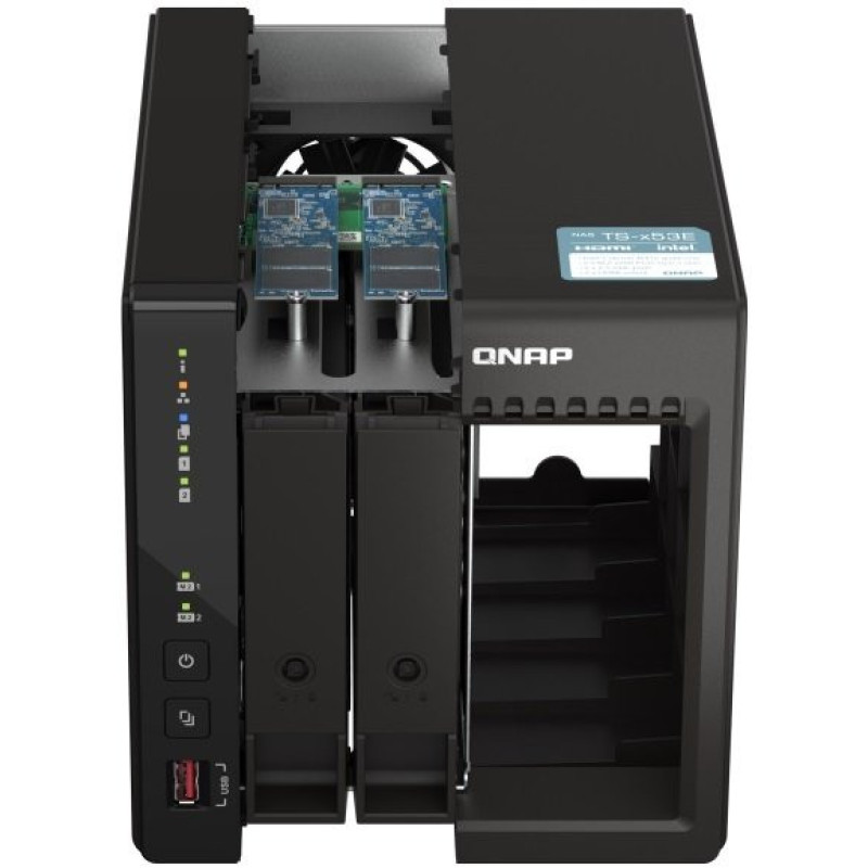 QNAP Мережеве сховище TS-253E-8G (2.5GbE HDMI USB 3.2 Gen2)