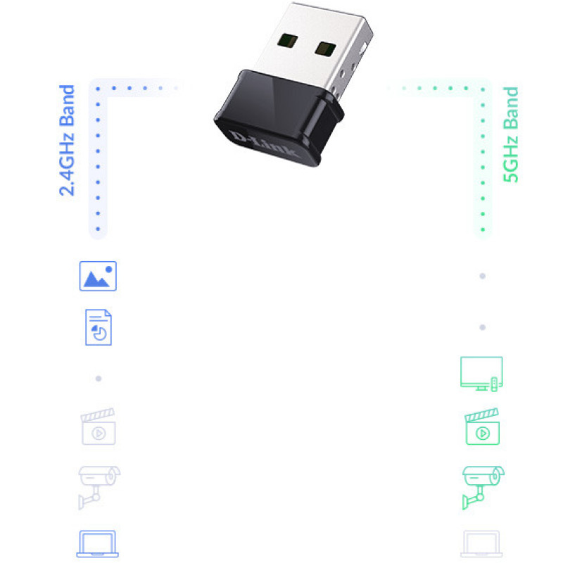 D-Link WiFi-adapter DWA-181 AC1300, USB