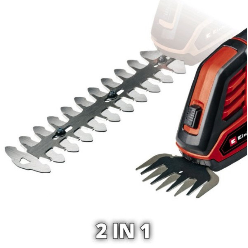 Einhell Ножиці для трави GE-CG 18/100 Li-Solo, PXC, акум., 100мм, 1.06кг (без АКБ та ЗП) (3410313)