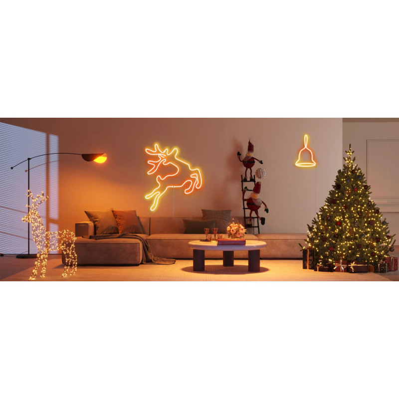 Govee Лента светодиодная умная H61A2 Neon LED Strip Light 5м Белый (H61A23D1)
