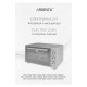 ARDESTO Печь электрическая Elegance, 60л, 2000Вт, электр., конвенция, двойное стекло, черный (MEO-F60CEL)