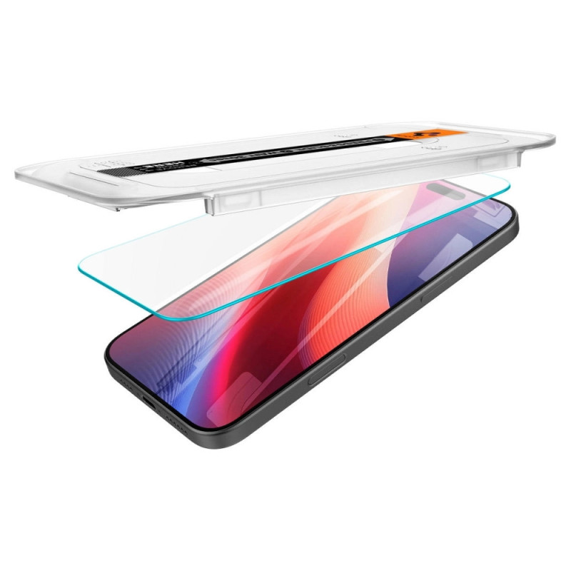 Spigen Скло для iPhone 16 Pro, Glas.tR EZ Fit, (2 Pack) (AGL07928)