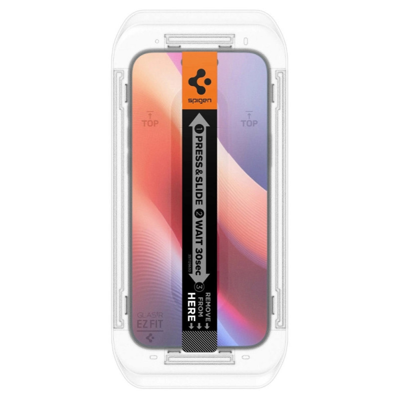 Spigen Скло для iPhone 16 Pro, Glas.tR EZ Fit, (2 Pack) (AGL07928)