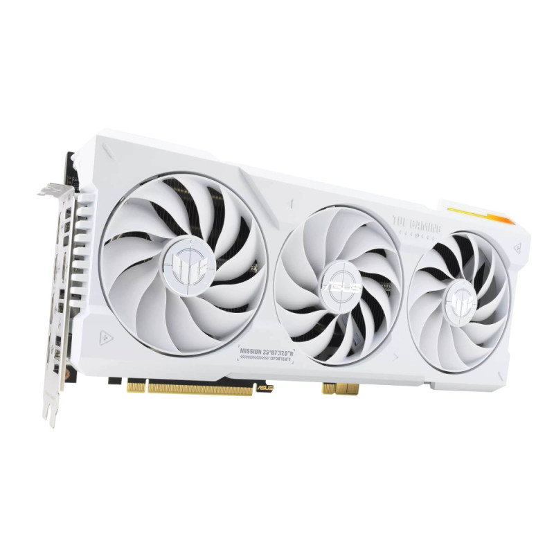 ASUS Видеокарта GeForce RTX 4070 Ti SUPER 16GB GDDR6X TUF-RTX4070TIS-16G-BTF-WHITE белый (90YV0KI1-M0NA00)
