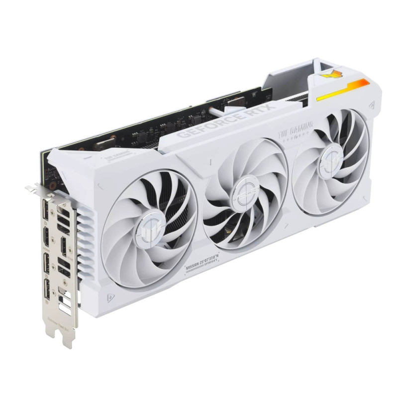 ASUS Видеокарта GeForce RTX 4070 Ti SUPER 16GB GDDR6X TUF-RTX4070TIS-16G-BTF-WHITE белый (90YV0KI1-M0NA00)