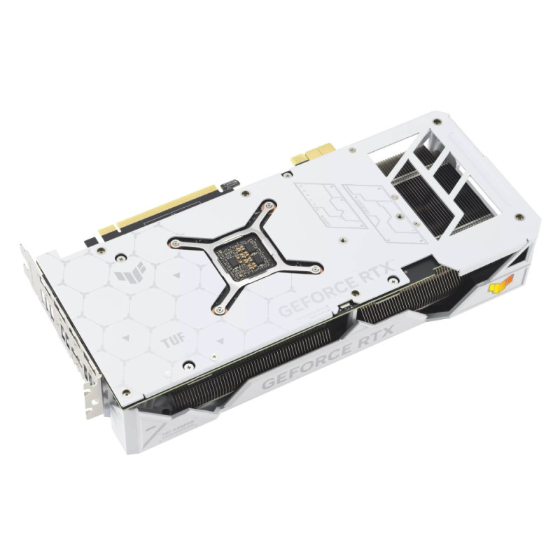 ASUS Видеокарта GeForce RTX 4070 Ti SUPER 16GB GDDR6X TUF-RTX4070TIS-16G-BTF-WHITE белый (90YV0KI1-M0NA00)