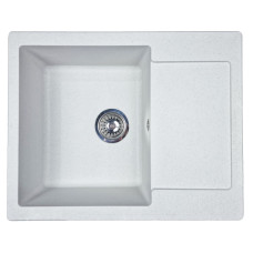 Adamant Мийка кухонна Minimal, штучний камінь, прямокут., з крилом, 615х495х200мм, чаша - 1, врізна, Old stone (1824296102310)