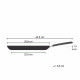 Tefal So' Light pancake pan, 25cm, aluminum, bakelite, black (H0563842)