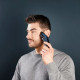 Rowenta Машинка для стрижки Barber Experience, для голови, мережа+акум., роторний мотор DC, насадок-12, нержавіюча сталь з покриттям DLC, синій (TN1551E0)
