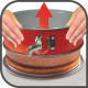 Tefal Форма для випікання Tefal DeliBake, кругла, знімне дно, 19см, вуглецева сталь, червоний (J1641174)