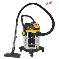 2E Пилосос професійний 2E PowerClean 30S 1200Вт 17кПа контейнер 30л розетка 220В/2000В вологе/сухе прибирання функція повітродувки IPX4 6.3кг (2E-VC3012SSD)