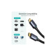 Кабель мультимедийный HDMI M to HDMI M 2.0m V2.1 8K60Hz HDR10 HLG Choetech (XHH01-BK)