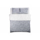 ARDESTO Bedding set 1.5 Gloria, sateen, duvet cover160x220cm, sheet 160x220cm, pillowcases (2) 50x70cm, 100% cotton, gray branch (ART1622LD)