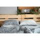 ARDESTO Bedding set 1.5 Gloria, sateen, duvet cover160x220cm, sheet 160x220cm, pillowcases (2) 50x70cm, 100% cotton, gray branch (ART1622LD)