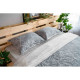 ARDESTO Bedding set 1.5 Gloria, sateen, duvet cover160x220cm, sheet 160x220cm, pillowcases (2) 50x70cm, 100% cotton, gray branch (ART1622LD)