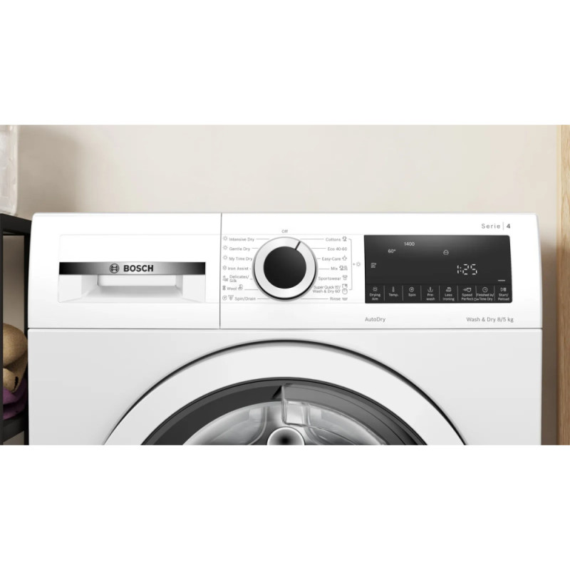 Bosch Прально-сушильна машина Bosch фронтальна, 8(5)кг, 1400, E, 59см, дисплей, білий (WNA13400BY) Bosch Прально-сушильна машина Bosch фронтальна, 8(5)кг, 1400, E, 59см, дисплей, білий (WNA13400BY)