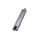 Концентратор Media-Tech USB-C 8-in-1 HDMI 4K/2xUSB-A/2xUSB-C/RJ45/SD/TF/PD 100W USB3.1 (MT5046)