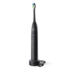 Philips toothbrush electric Sonicare 5500 Series, 62th.fluct/min, nozzle-1, black (HX7111/01)
