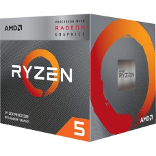 AMD Центральний процесор AMD Ryzen 5 3400G 4C/8T 3.7/4.2GHz Boost 4Mb Radeon RX Vega 11 GPU Picasso AM4 65W Box (YD3400C5FHSBX)