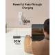 Концентратор USB-C 8-in-1 1xUSB-C PD100W + 1xHDMI + 2xUSB-A + 1xUSB-C 10Gbps + 1xRJ45 + SD black Anker (A83830A2)