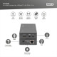 Адаптер HDMI extender 70m 1080p/40m 4K30Hz CAT 5e/6/6A/7 HDBaseT IR black Digitus (DS-55500)