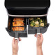 Russell Hobbs Мультипіч Satis Fry DualBaske 2800Вт, чаша-4.5/4.5л, сенсорне управл., 9 авто. программ, пластик, чорний (27680-56)