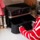 Russell Hobbs Мультипіч Satis Fry DualBaske 2800Вт, чаша-4.5/4.5л, сенсорне управл., 9 авто. программ, пластик, чорний (27680-56)