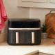 Russell Hobbs Мультипіч Satis Fry DualBaske 2800Вт, чаша-4.5/4.5л, сенсорне управл., 9 авто. программ, пластик, чорний (27680-56)