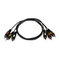 Кабель мультимедийный 3xRCA M to 3xRCA M 3.0m Atcom (10712)