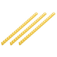 2E Plastic combs for the binder 32mm yellow 50pcs (2E-PL32-50YL)