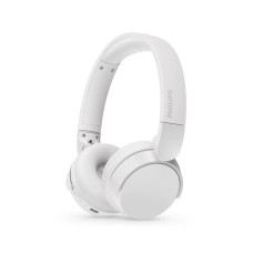 Philips TAH4209 Headphones On-ear BT 5.3, Wireless, Mic, White (TAH4209WT/00)