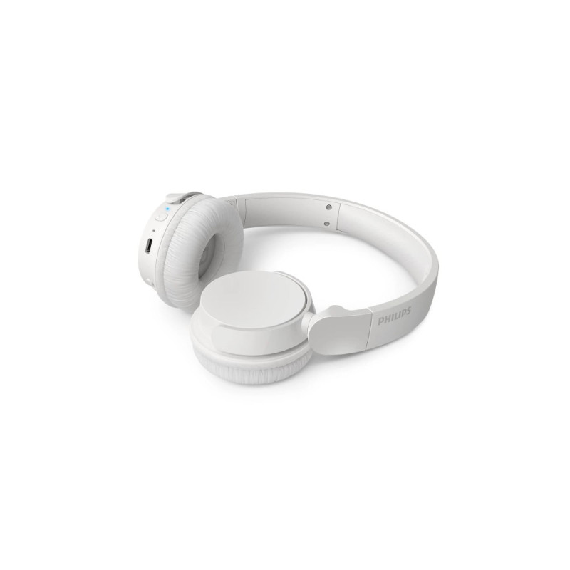 Philips Наушники On-ear TAH4209 BT 5.3, Wireless, Mic, Белый (TAH4209WT/00)