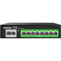 Netis Switch P110GC 8xGE PoE+, 2xGE Uplink, unmanaged