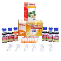 Комплект перезаправляемых картриджей WWM Canon MG7740/TS8040/9040 (RC.CLI471/6ARC)