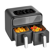 Amica Мультипечь  2400Вт, чаша - 2*4.0л, сенсорное управление, 8 авто. программ, пластик, черный (AFM7020)