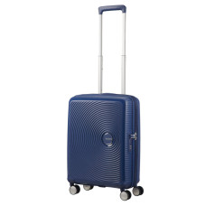 American Tourister Валіза American Tourister, Soundbox, поліпропілен, мала, 55см, 35.5/41л, TSA, 4 колеса, EXP, темно-синій (32G*41001)