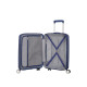 American Tourister Валіза American Tourister, Soundbox, поліпропілен, мала, 55см, 35.5/41л, TSA, 4 колеса, EXP, темно-синій (32G*41001)