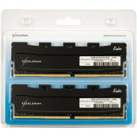 Модуль памяти для компьютера DDR4 16GB (2x8GB) 3200 MHz Kudos Black eXceleram (EKBLACK4163216AD)