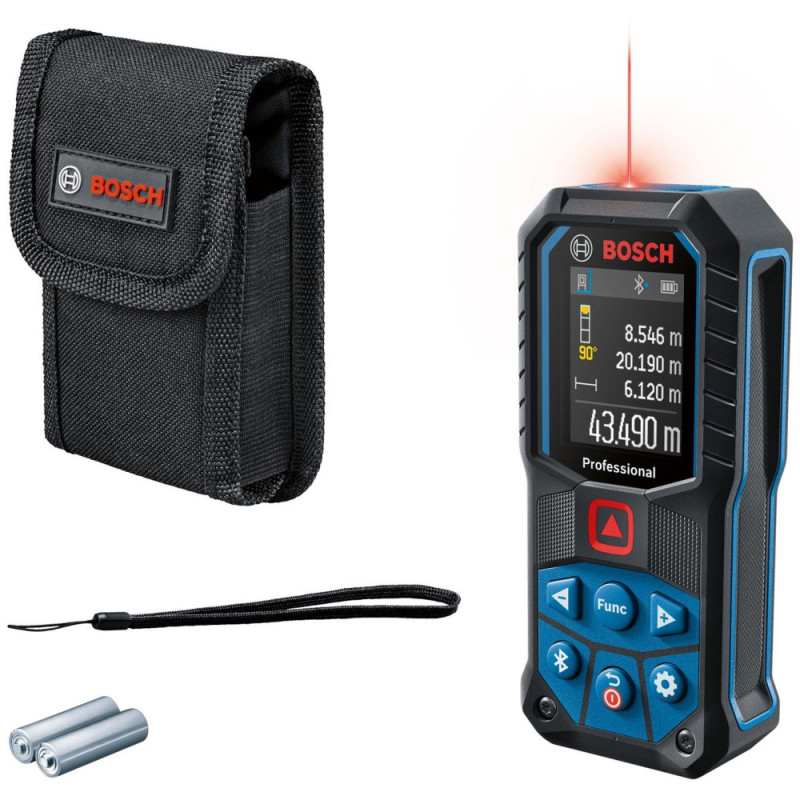 Bosch Далекомір лазерний GLM 50-27 C, 0.05-50м, ±1.5мм, IP65, 0.2кг (0.601.072.T00)