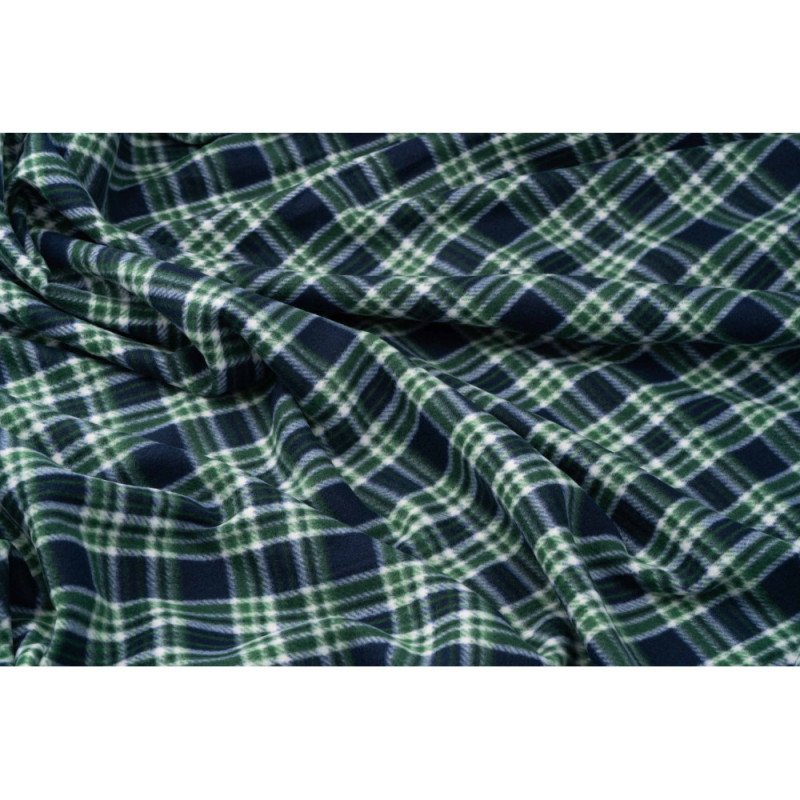 ARDESTO Плед Fleece, 160х200 см, 100% поліестер, клітинка зелена (ART0702PB)