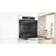 Bosch Oven electrical, 71L, A+, display, convection, Pyrolis, white (HBG7741W1)