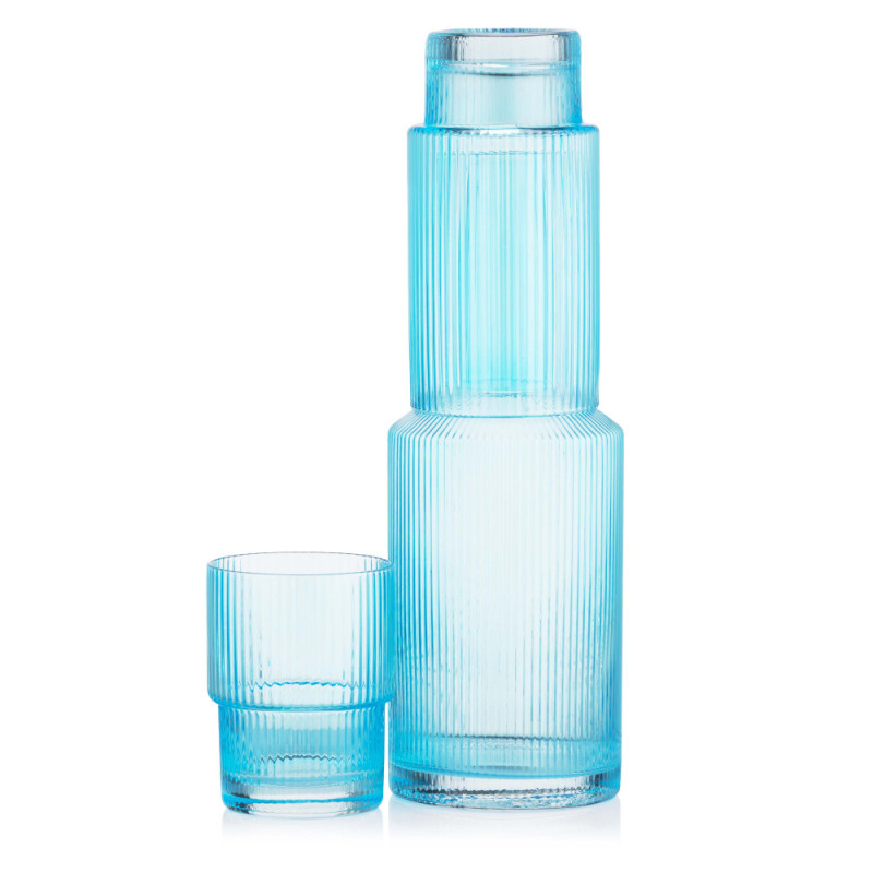 ARDESTO Carafe, 800ml, borosilicate glass, blue (AR2690GBL)