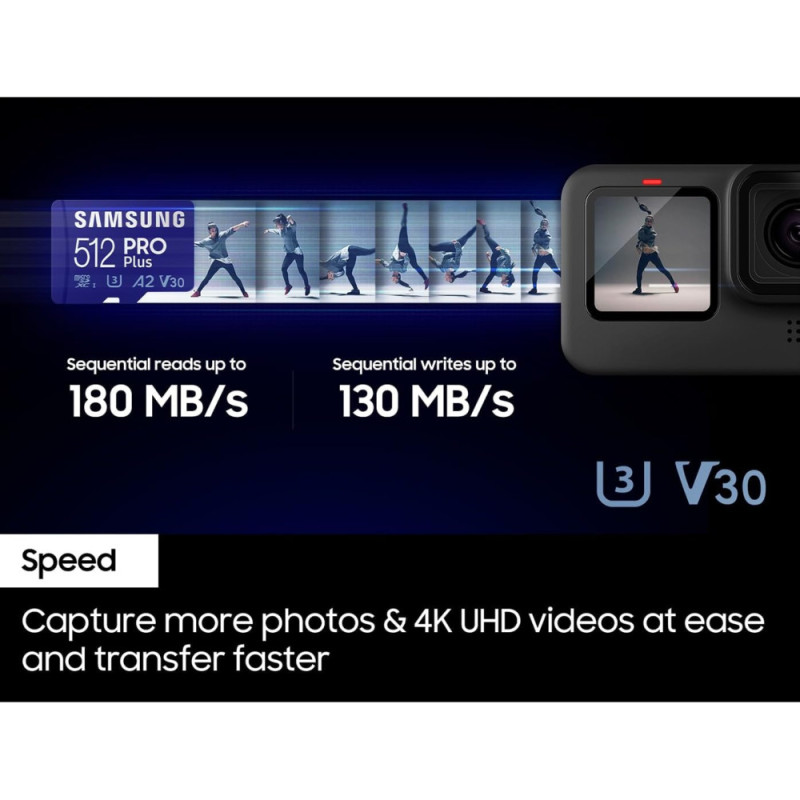 Samsung microSDXC 256GB C10 UHS-I R180MB/s PRO Plus (MB-MD256SA/EU)