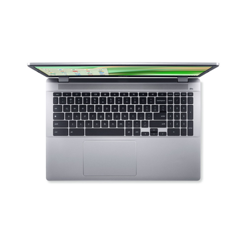 Acer Ноутбук Chromebook CB315-5H 15" FHD IPS, Intel C N100, 8GB, F128GB, UMA, ChromeOS, сріблястий (NX.KPPEU.001)
