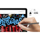 Samsung S Pen for tablet Galaxy Tab S9 FE (X510/516/610/616) Grey (EJ-PX510BJEGEU)