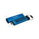 USB флеш накопитель Kingston 128GB IronKey Keypad 200 Type-C Encrypted Blue USB 3.2 (IKKP200C/128GB)